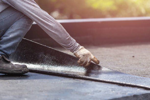 Professional Exterior Waterproofing technician working in Camp Hill, PA